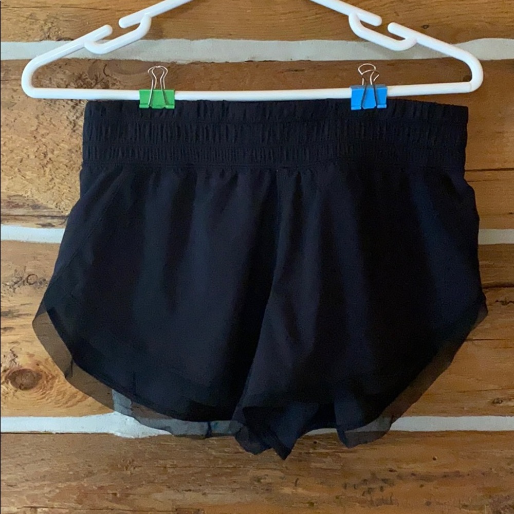 Lululemon speed shorts black 6